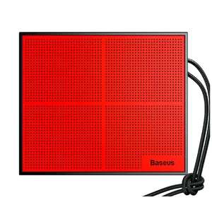 Портативна колонка Baseus Encok E05 Black | Red NGE05-02 - Фото 1
