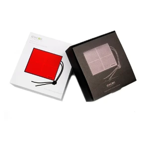 Портативна колонка Baseus Encok E05 Black | Red - Фото 3