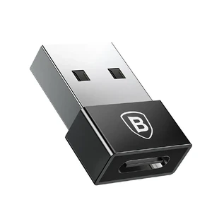 Перехідник Baseus Exquisite USB to USB Type-C Black
