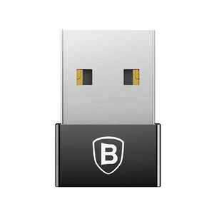 Перехідник Baseus Exquisite USB to USB Type-C Black - Фото 4
