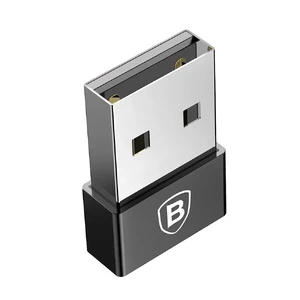 Перехідник Baseus Exquisite USB to USB Type-C Black - Фото 3