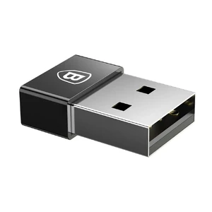 Перехідник Baseus Exquisite USB to USB Type-C Black - Фото 5