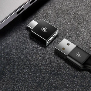 Переходник Baseus Exquisite USB Type-C to USB Black - Фото 4