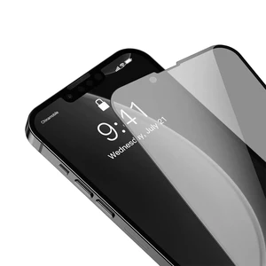 Захисне скло-антишпигун Baseus Full Glass 0.3mm для iPhone 14 Plus | 13 Pro Max (2 шт.) - Фото 3