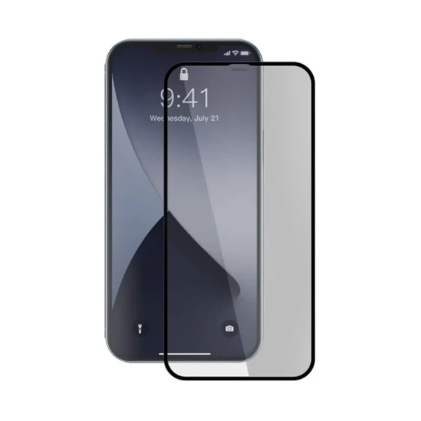 Захисне скло Baseus Full-screen Curved Tempered Glass 0.3mm Black для iPhone 12 | 12 Pro (2 шт.)