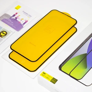 Защитное стекло Baseus Full-screen Curved Tempered Glass 0.3mm Black для iPhone 12 | 12 Pro (2 шт.) - Фото 2