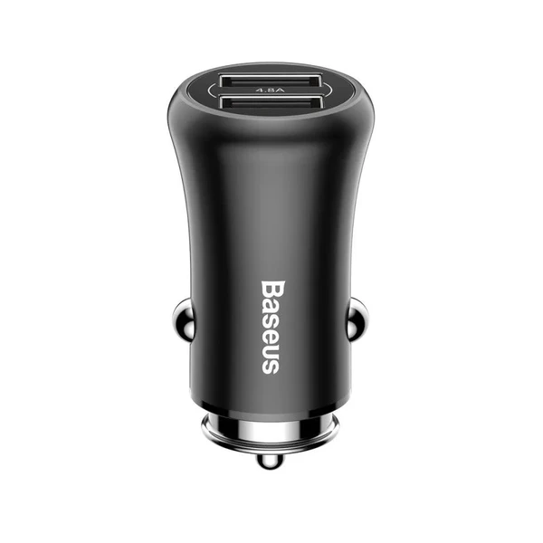 Автозарядка Baseus Gentleman Series Dual USB Black