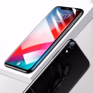 Переднее + заднее защитное стекло Baseus Glass Film Set Transparent для iPhone XR - Фото 5