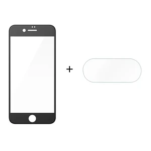 Комплект защитных стекол Baseus Glass Screen Set для задней камеры и экрана iPhone 7 Plus | 8 Plus - Фото 4