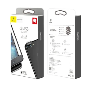 Комплект защитных стекол Baseus Glass Screen Set для задней камеры и экрана iPhone 7 Plus | 8 Plus - Фото 5