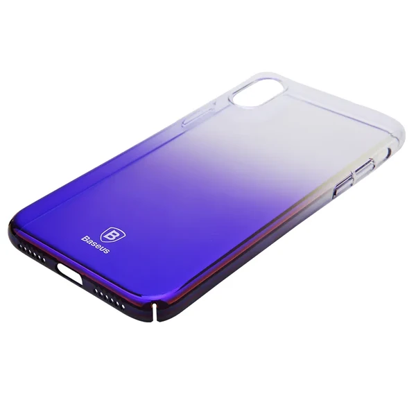 Чохол-накладка Baseus Glaze Case Transparent Black для iPhone X | XS