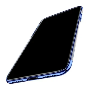 Чохол-накладка Baseus Glitter Case Transparent Blue для iPhone X - Фото 3