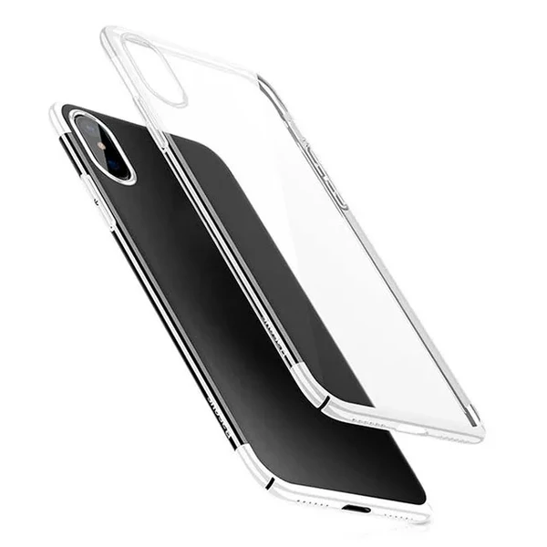 Чохол-накладка Baseus Glitter Case Transparent White для iPhone X