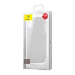 Чехол-накладка Baseus Glitter Case Transparent White для iPhone X - Фото 4