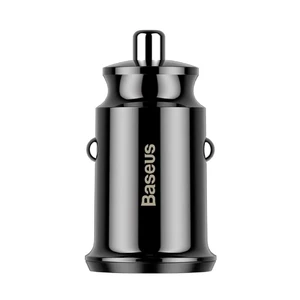 Мініатюрна автозарядка Baseus Small Rice Grain Black