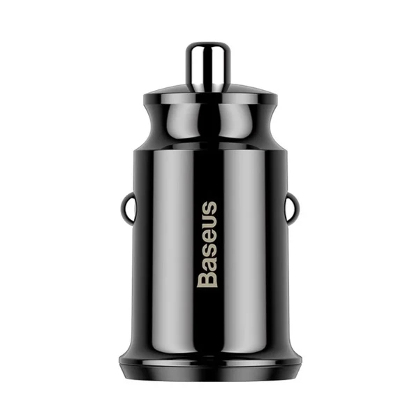 Мініатюрна автозарядка Baseus Small Rice Grain Black