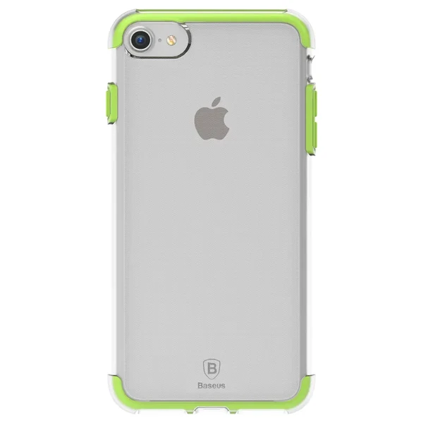 Чохол Baseus Guards TPU + TPE Transparent | Green для iPhone SE 3 | SE 2 | 8 | 7