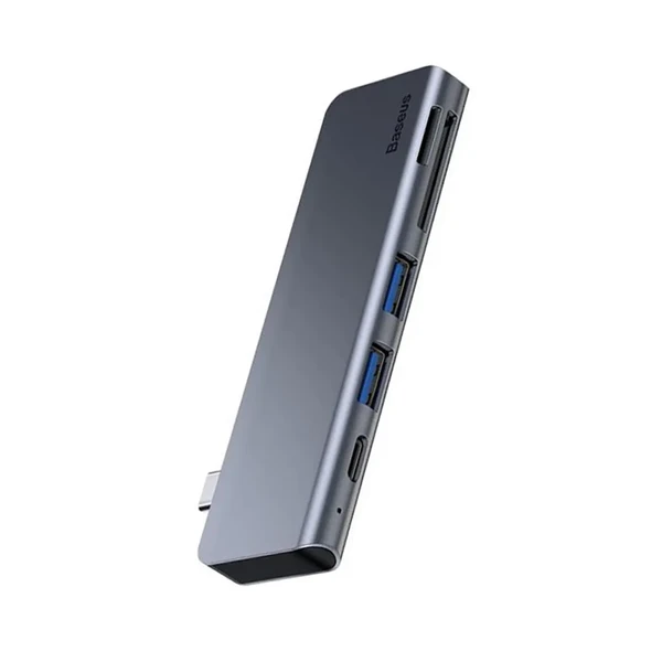 Хаб Baseus Harmonica 5-in-1 USB-C Grey
