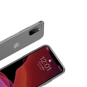 Чехол Baseus Jelly Liquid Silica Gel Transparent Black для iPhone 11 Pro Max - Фото 3