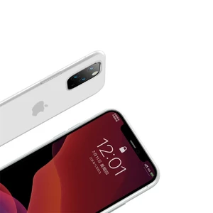 Чохол Baseus Jelly Liquid Silica Gel Transparent White для iPhone 11 Pro Max - Фото 3