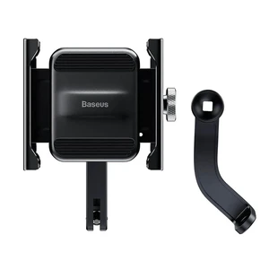 Велодержатель для телефона Baseus Knight Motorcycle Holder Black - Фото 3