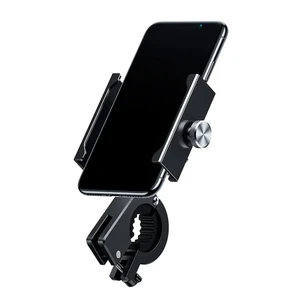Велодержатель для телефона Baseus Knight Motorcycle Holder Black - Фото 4