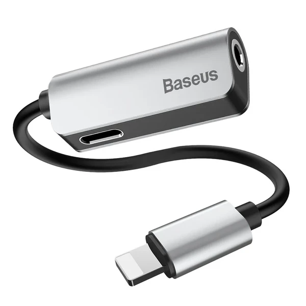 Переходник для наушников iPhone Baseus L32 Lightning to Lightning | 3.5mm