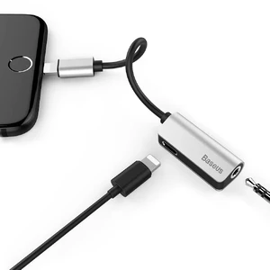 Переходник для наушников iPhone Baseus L32 Lightning to Lightning | 3.5mm - Фото 5