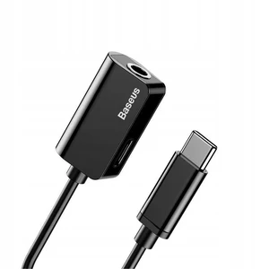 Переходник Baseus L40 Black USB Type-C to USB Type-C | AUX 3.5mm - Фото 4