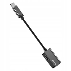 Переходник Baseus L40 Black USB Type-C to USB Type-C | AUX 3.5mm - Фото 2