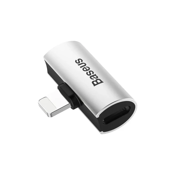 Адаптер Baseus L46 Lightning to 2x Lightning Silver