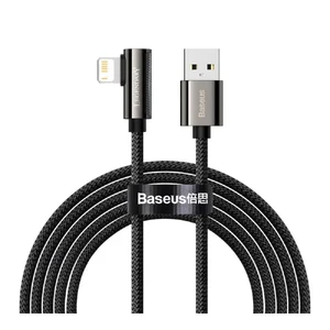 Зарядний кабель Baseus Legend Series Elbow Fast Charging USB to Lightning 2m CALCS-A01 - Фото 1