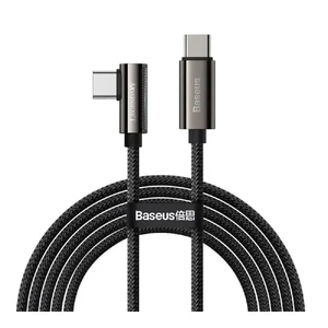 Зарядний кабель Baseus Legend Series Elbow Fast Charging Type-C to Type-C 100W 1m CATCS-01 - Фото 1