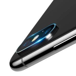 Защитное стекло на камеру Baseus Lens Tempered Glass для iPhone X | XS | XS Max (2 стекла) - Фото 3