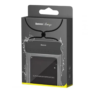 Водонепроницаемый чехол Baseus Let's go Slip Cover Waterproof Bag Gray | Black - Фото 4