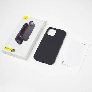 Силиконовый чехол Baseus Liquid Silica Gel Magnetic MagSafe для iPhone 12 Pro Max - Фото 3