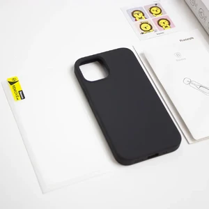 Силиконовый чехол Baseus Liquid Silica Gel Magnetic MagSafe для iPhone 12 mini - Фото 3