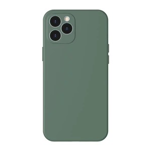 Силіконовий чохол Baseus Liquid Silica Gel Protective Case Green для iPhone 12 Pro - Фото 2