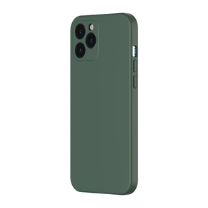 Силіконовий чохол Baseus Liquid Silica Gel Protective Case Green для iPhone 12 Pro WIAPIPH61P-YT09 - Фото 1