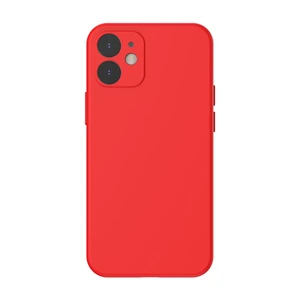 Чехол Baseus Liquid Silica Gel Protective Case Red для iPhone 12 mini - Фото 2