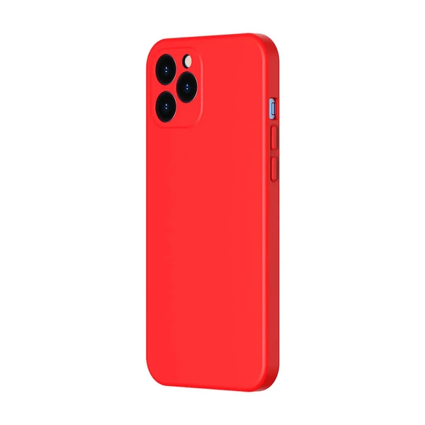Силіконовий чохол Baseus Liquid Silica Gel Protective Case Red для iPhone 12 Pro Max