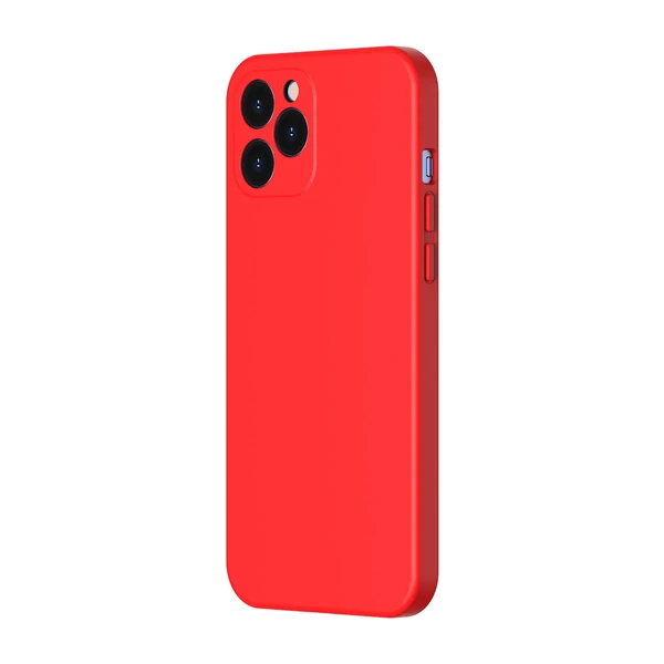 Силіконовий чохол Baseus Liquid Silica Gel Protective Case Red для iPhone 12 Pro в Мукачеві