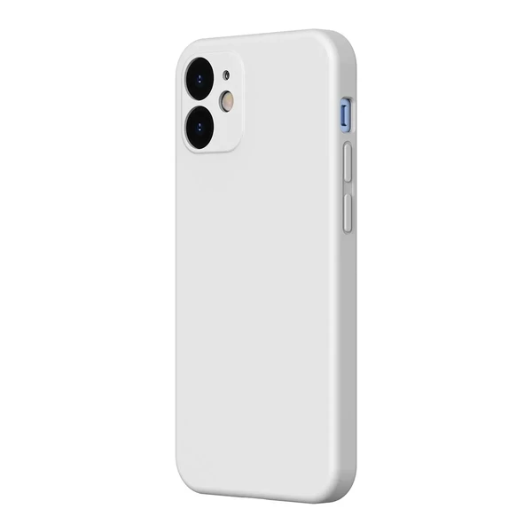 Силіконовий чохол Baseus Liquid Silica Gel Protective Case White для iPhone 12 у Рівному