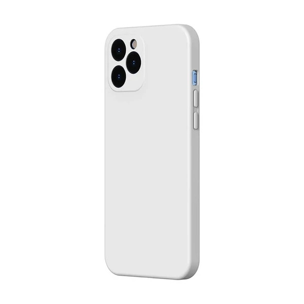 Силіконовий чохол Baseus Liquid Silica Gel Protective Case White для iPhone 12 Pro Max у Рівному