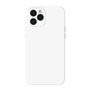 Cиликоновый чехол Baseus Liquid Silica Gel Protective Case White для iPhone 12 Pro - Фото 2