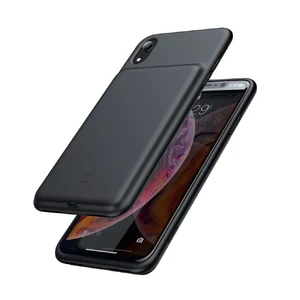 Чохол-акумулятор Baseus Liquid Silicone Smart Power Black для iPhone XR - Фото 2