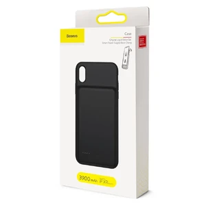 Чохол-акумулятор Baseus Liquid Silicone Smart Power Black для iPhone XR - Фото 4