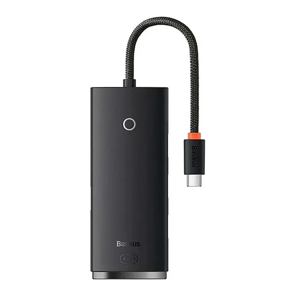 Хаб (адаптер) Baseus Lite Series 4-Port HUB USB-C to USB 3.0 Black у Житомирі