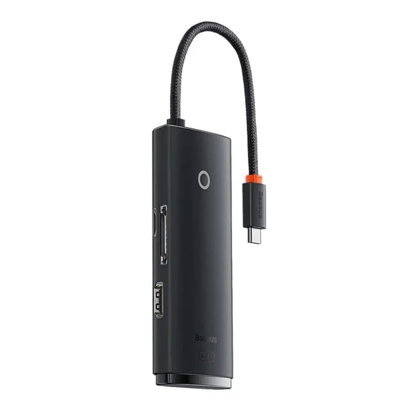 Хаб (адаптер) Baseus Lite Series 6-Port USB Type-C HUB Docking Station Black у Житомирі