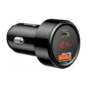 Автомобильное зарядное устройство Baseus Magic Series USB-C PD Black - Фото 2